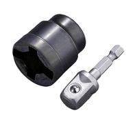 Scissor Jack Adapter - Drill-Powered RV Stabilizer Jack Converter Tool, Durable Rust Proof Lifting Accessory | Easy-to-use Auto Tire Replacement Extension for Car Repair Maintenance