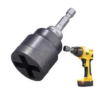 Scissor Jack Adapter, Heavy Duty Drill Socket Tool 7x3x3cm, RV Stabilizer Jack Converter, Trailer Truck Maintenance, Quick Lift Repair Accessory for Garage, Workshop, Roadside Use