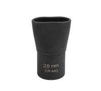 Scissor Jack Drill Adapter Heavy Duty Metal Quick Drive 1/2 Inch Hex Bit Adaptor for Car Jacks Vehicle Lifting Tools (28mm（VT17711）)