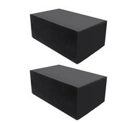 Scissor Lift Rubber Blocks Automotive Car lifting lifter vehicle Solid auto Rubber jacking Block spacer Jack Stand Pads Non Slip Support Protector pucks garage bricks (2pcs 180x120x95mm)
