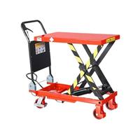 Scissor Lifts Mobile Small Lift Flatbed Cart Hydraulic Lifting Platform Lift Table(Medium)