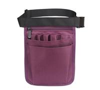 Scissor Pouch Hairdressing Tongs Tool Waist Bag Waterproof Hand Repair Nylon Hardware Toolkit Scissors Outdoor Universal Storage Bags(Purple)