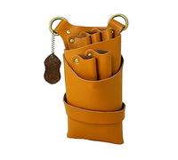 Scissor Pouch Holster with Belt for Hairdresser Leather Hair...(Yellow)