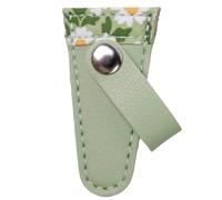 Scissor Pouch - PU Leather Scissors Storage Bag Organizer | Small Scissors Sheath, Scissors Protective Case for Small Craft Scissors, Embroidery Scissors