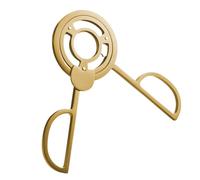 Scissor Scissors - Double Edge , 40g Lightweight Steel Cutting Device, Heavy Duty Cylindrical Tobacco Tongs, Chrome Plated Hardwood Insert Handle | Portable for connoisseur and