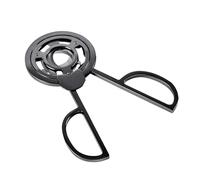 Scissor Scissors - Double Edge , 40g Lightweight Steel Cutting Device, Heavy Duty Cylindrical Tobacco Tongs, Chrome Plated Hardwood Insert Handle | Portable for connoisseur and