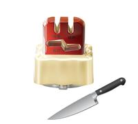 Scissor Sharpener Tool - Suction Base Non-Slip Gadget,Chef Cutter Sharpener | for Scissor Shears Men Chef Home Outdoor Travel Camping