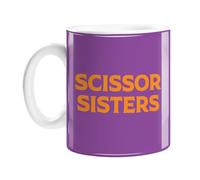 Scissor Sisters Mug | Funny Purple and Orange Mug, LGBT Gift for Her, Joke Mug for Lesbians, LGBT Home Gift, LGBT Housewarming Gift