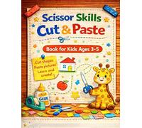 Scissor Skills Cut and Paste Book for Kids Ages 3-5