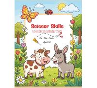 Scissor Skills Preschool Activity Book: Cut & Paste Workbook for Kids | Learn to Cut, Glue & Build Animals, Bugs, Flowers & More | Fun Cutting & Pasting Activities for Toddlers Ages 4-8