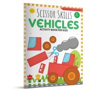 Scissor Skills: Vehicles (Activity Book for Kids)