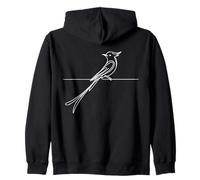 Scissor-tail Flycatcher Line Art Birdwatcher Zip Hoodie
