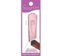 SCISSORFOBZ Designer Scissors Sheaths Shears Protective Covers-For Small Embroidery Scissors - Metallic Rose Gold Pink-#SS-316