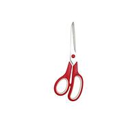 Scissors, All Purpose Scissors, for Office, Paper, Fabric, Craft(Red)