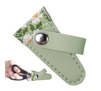 Scissors Bag - PU Leather Scissor Cover, Embroidery Scissors Protective Case,Printed Sheath Design with Secure Fit and Metal | Sewing Tool Safety Organizer for Embroidery Quilting Crafts Home Use