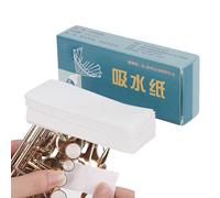 Scissors Key Cleaning Paper Pad 100 Pcs - Professional Absorbent Sheets For Sticky Keys | Saxophone Clarinet Flute Button Spit Remover Instrument Maintenance Repair Accessories Portable Care