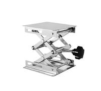 Scissors Lift Table 100x100x160mm - Adjustable Lab Plate Jack & Router Workbench Platform for Woodworking, Carpentry & Use (A1)