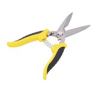 Scissors Multifunctional Industrial Stainless, Leather Tools, Steel Yellow Black Handle Electrician Hand Tool Steel Professional Poultry Shears Industrial Scissors Multipurpose