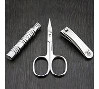 Scissors/Nail Scissors/Cuticle Scissors with Nose Trimmer & Nail Clipper/Cutter. Made with Stainless Steel