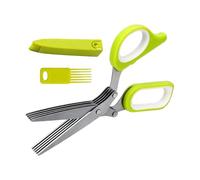 Scissors Salad Chopper Shears Vegetable Chopper 5 with Hood and Comb
