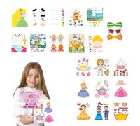 Scissors Skill Activity Book for Kids,Skills Activity Book with Scissors | Princess Theme Paper Cutting Set,Funny Activity Cutting Book with