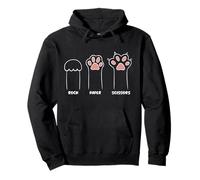 Scissors Stone Paper Cat Cat Lovers Cat Funny Cats Pullover Hoodie