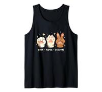 Scissors Stone Paper Cat Funny Cats Cat Lovers Paws Tank Top
