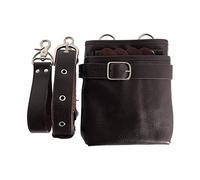 Scissors Storage Bag，Barber Beauty Salon Tool Bag,Genuine Leather Hair Scissor Holster Hairdressing Pouch Clips Comb Case