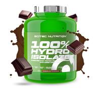 Scitec Nutrition 100% Hydro Isolate - Hydrolyzed Isolate with Glutamine & Arginine - Sugar-Free, Gluten-Free - Post-Workout Recovery, 2000 g, Chocolate