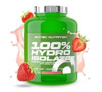 Scitec Nutrition 100% Hydro Isolate - Hydrolyzed Isolate with Glutamine & Arginine - Sugar-Free, Gluten-Free - Post-Workout Recovery, 2000 g, Strawberry
