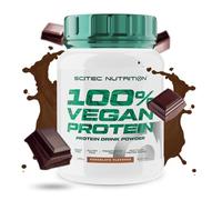 Scitec Nutrition 100% Vegan Protein - 5 Plant-Based Protein Sources - Fortified with Vitamin B12 - 33g Per Serving - Vegan, 1 kg, Chocolate