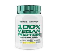 Scitec Nutrition 100% Vegan Protein - 5 Plant-Based Protein Sources - Fortified with Vitamin B12 - 33g Per Serving - Vegan, 1 kg, Biscuit-Pear