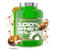 Scitec Nutrition 100% Whey Isolate - Pure Protein Power with BCAAs - Glutamine & Arginine - Sugar & Gluten Free Formula, 2 kg, Cookies & Cream