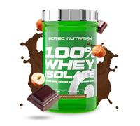 Scitec Nutrition 100% Whey Isolate - Pure Protein Power with BCAAs - Glutamine & Arginine - Sugar & Gluten Free Formula, 700 g, Chocolate-Hazelnut