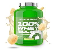 Scitec Nutrition 100% Whey Isolate - Pure Protein Power with BCAAs - Glutamine & Arginine - Sugar & Gluten Free Formula, 2 kg, Banana
