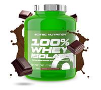 Scitec Nutrition 100% Whey Isolate - Pure Protein Power with BCAAs - Glutamine & Arginine - Sugar & Gluten Free Formula, 2 kg, Chocolate