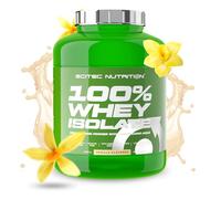 Scitec Nutrition 100% Whey Isolate - Pure Protein Power with BCAAs - Glutamine & Arginine - Sugar & Gluten Free Formula, 2 kg, Vanilla