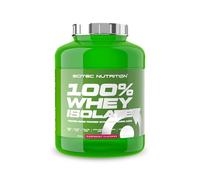 Scitec Nutrition 100% Whey Isolate - Pure Protein Power with BCAAs - Glutamine & Arginine - Sugar & Gluten Free Formula, 1816 g, Raspberry