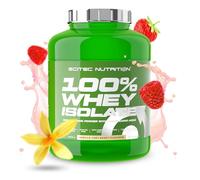 Scitec Nutrition 100% Whey Isolate - Pure Protein Power with BCAAs - Glutamine & Arginine - Sugar & Gluten Free Formula, 2 kg, Vanilla-Very Berry