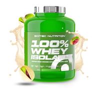 Scitec Nutrition 100% Whey Isolate - Pure Protein Power with BCAAs - Glutamine & Arginine - Sugar & Gluten Free Formula, 2 kg, Pistachio