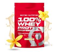 Scitec Nutrition 100% Whey Protein Professional - Enhanced with Extra Amino Acids & Digestive Enzymes - Gluten-Free - Palm Oil Free, 500 g, Vanilla