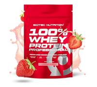 Scitec Nutrition 100% Whey Protein Professional - Enhanced with Extra Amino Acids & Digestive Enzymes - Gluten-Free - Palm Oil Free, 500 g, Strawberry