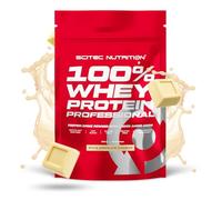 Scitec Nutrition 100% Whey Protein Professional - Enhanced with Extra Amino Acids & Digestive Enzymes - Gluten-Free - Palm Oil Free, 500 g, White Chocolate