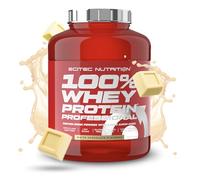 Scitec Nutrition 100% Whey Protein Professional - Enhanced with Extra Amino Acids & Digestive Enzymes - Gluten-Free - Palm Oil Free, 2.35 kg, White Chocolate