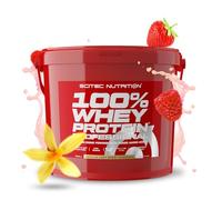 Scitec Nutrition 100% Whey Protein Professional - Enhanced with Extra Amino Acids & Digestive Enzymes - Gluten-Free - Palm Oil Free, 5 kg, Vanilla-Very Berry
