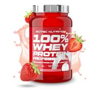 Scitec Nutrition 100% Whey Protein Professional - Enhanced with Extra Amino Acids & Digestive Enzymes - Gluten-Free - Palm Oil Free, 920 g, Strawberry