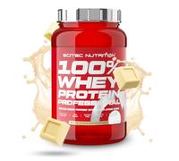Scitec Nutrition 100% Whey Protein Professional - Enhanced with Extra Amino Acids & Digestive Enzymes - Gluten-Free - Palm Oil Free, 920 g, White Chocolate