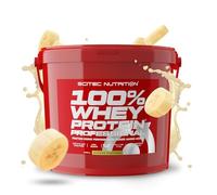Scitec Nutrition 100% Whey Protein Professional - Enhanced with Extra Amino Acids & Digestive Enzymes - Gluten-Free - Palm Oil Free, 5 kg, Banana