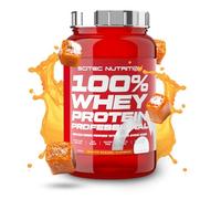 Scitec Nutrition 100% Whey Protein Professional - Enhanced with Extra Amino Acids & Digestive Enzymes - Gluten-Free - Palm Oil Free, 920 g, Salted Caramel