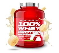 Scitec Nutrition 100% Whey Protein Professional - Enhanced with Extra Amino Acids & Digestive Enzymes - Gluten-Free - Palm Oil Free, 2.35 kg, Banana